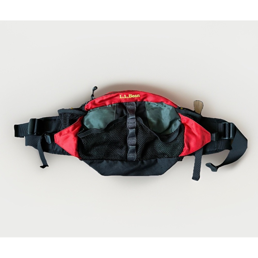 L.L. Bean Red and Black Backpack